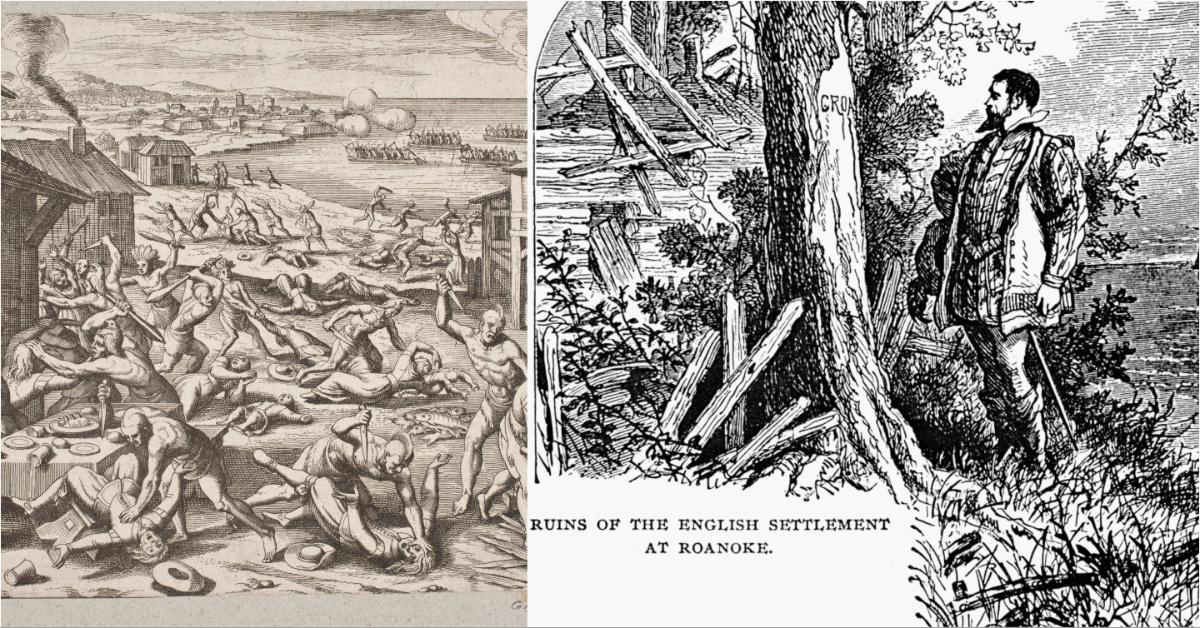 Illustrations of what happened to Roanoke
