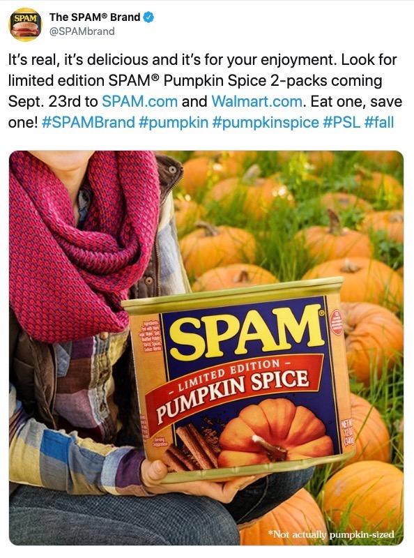 Spam Pumpkin Spice hits shelves this fall, News