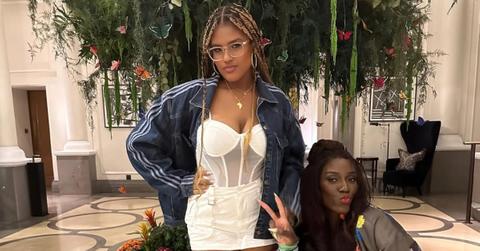 (l-r): Bozoma Saint John's daughter and Bozoma Saint John