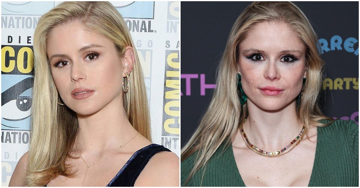 Erin Moriarty in 2019 and in 2023.
