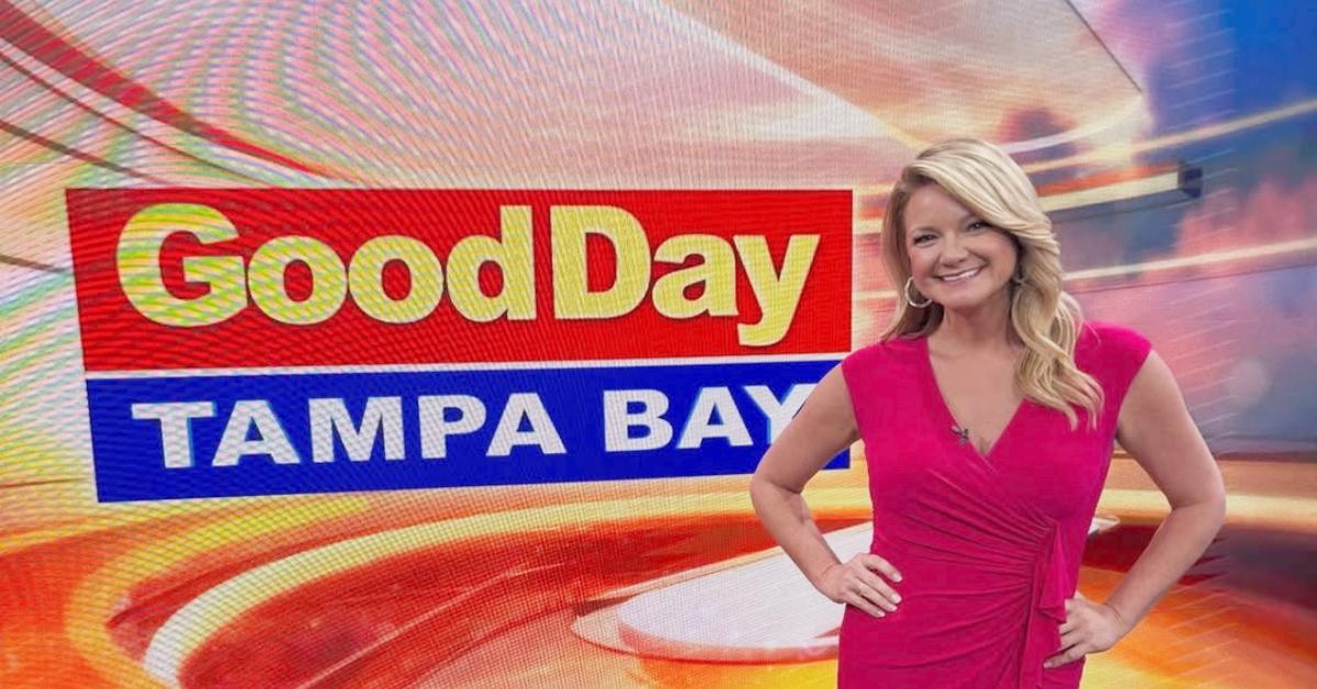 Laura Moody filming 'Good Day Tampa Bay'