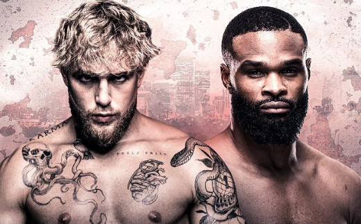 Jake Paul and Tyron Woodley