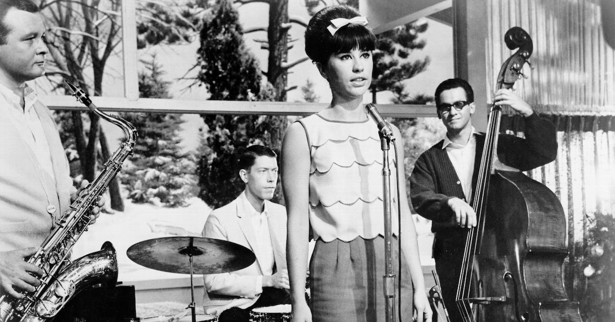Astrud Gilberto performing in a film