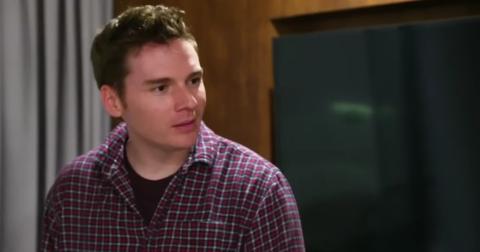 Cameron talks to Clare in their honeymoon hotel room on MAFS