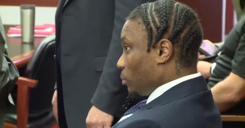 Henry Ruggs III in court during his sentencing