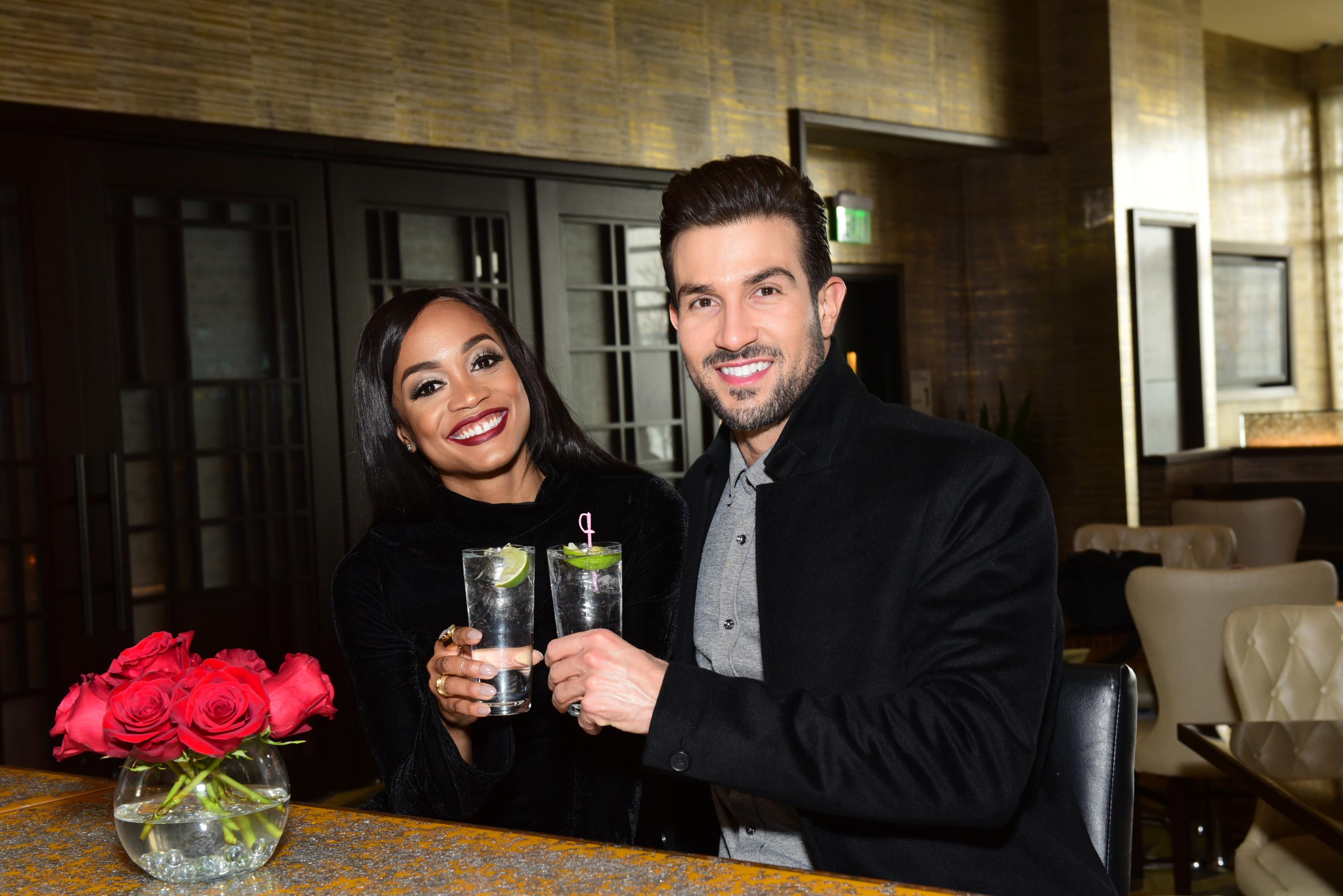 The first Black bachelorette, Rachel Lindsay, and Bryan Abasolo