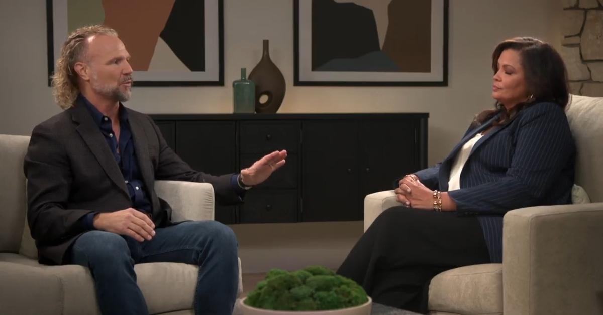 (l-r): Kody Brown and Sukanya Kirshan on the 'Sister Wives' Tell-All