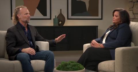 (l-r): Kody Brown and Sukanya Kirshan on the 'Sister Wives' Tell-All