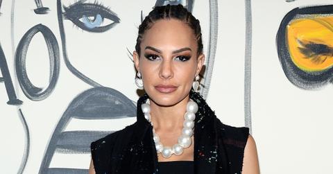 Amanza Smith attends the Alice + Olivia fashion show in 2023.