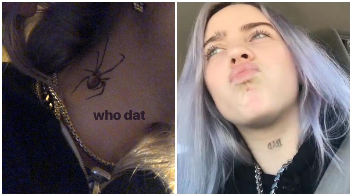 billie eilish tattoos