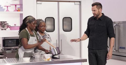 Joel McHale in 'Crime Scene Kitchen'