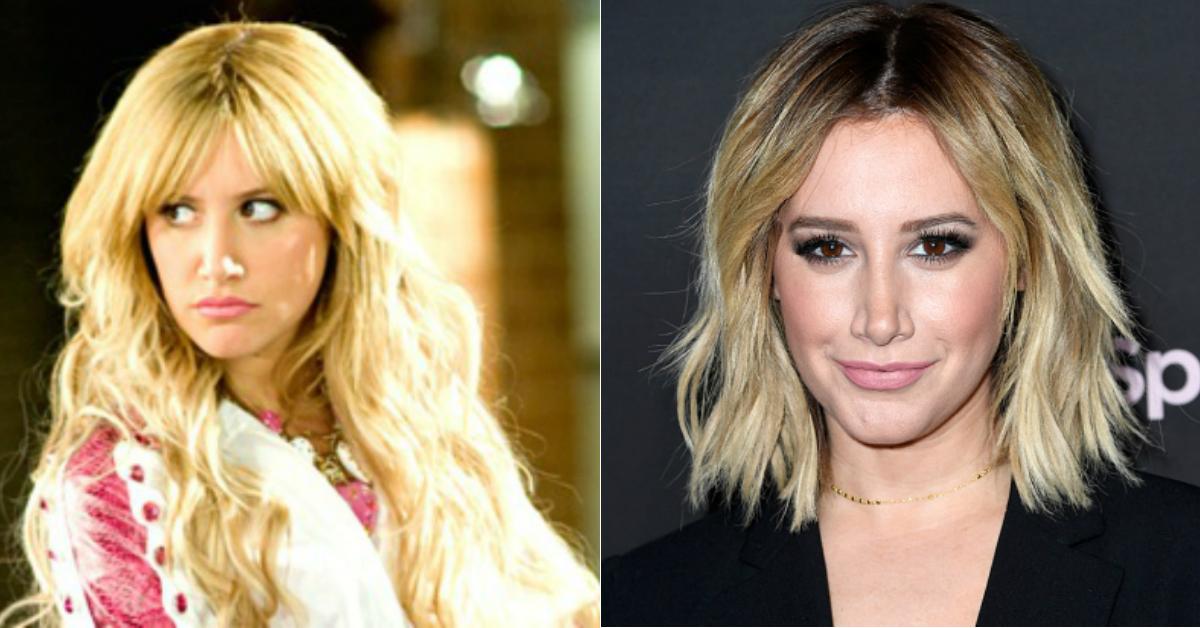 ashley tisdale then now