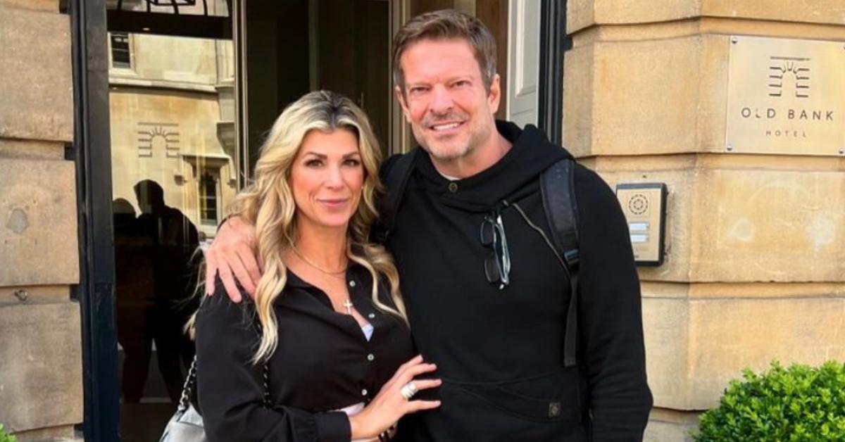 Alexis Bellino and John Janssen both wearing black.