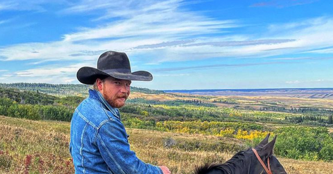 Colter Wall on a horse