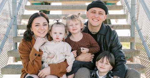 Bodie with his wife and kids