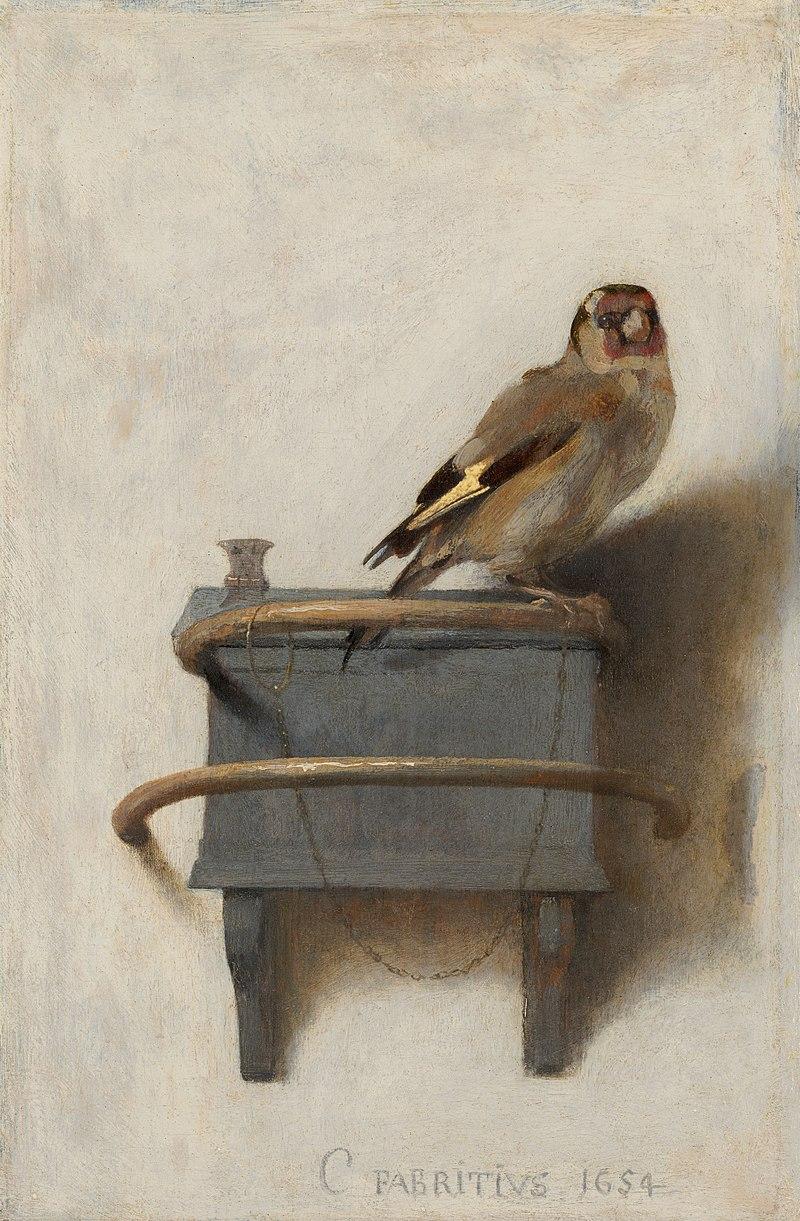 is the painting in the goldfinch real