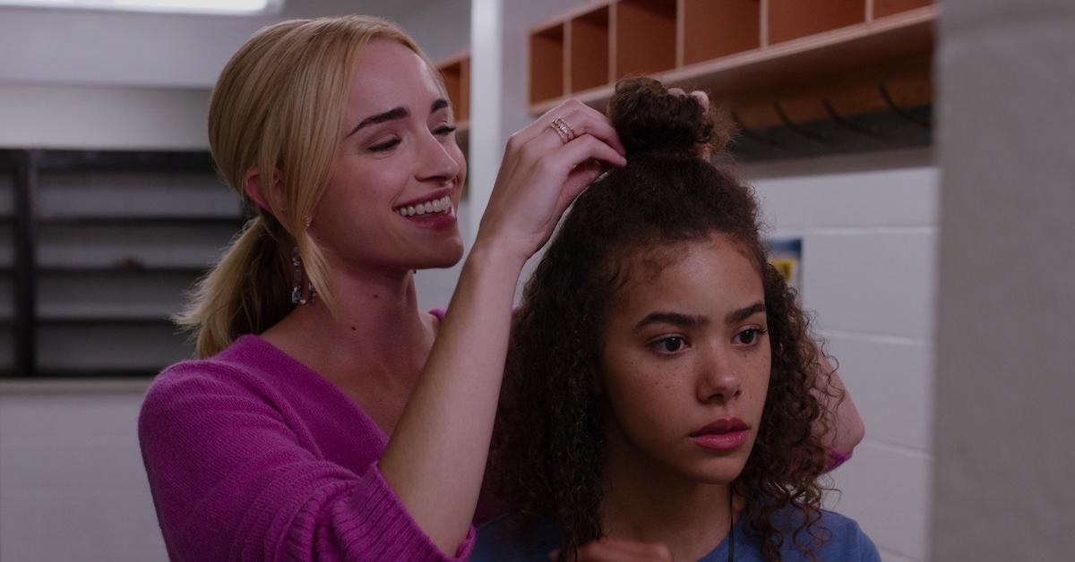 BRIANNE HOWEY as GEORGIA and ANTONIA GENTRY as GINNY in episode 103 of GINNY & GEORGIA