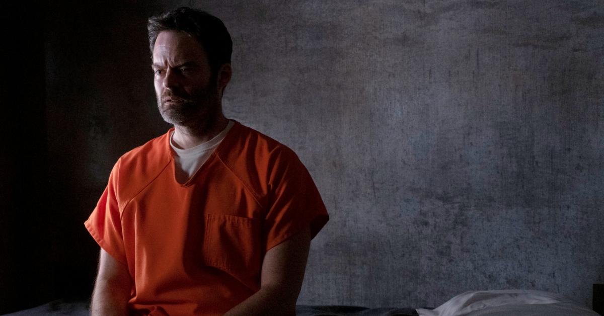 Barry (Bill Hader) dons an orange jumpsuit as he sits in his prison cell in Season 4 of 'Barry'