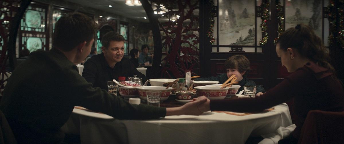 Clint Barton and his family celebrate the holidays in 'Hawkeye'