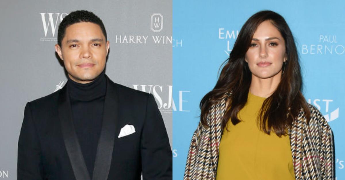 Trevor Noah and Minka Kelly