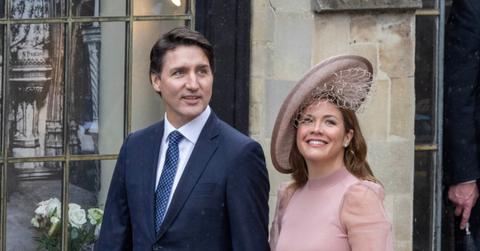 Justin and Sophie Trudeau at King Charles coronation in 2023.