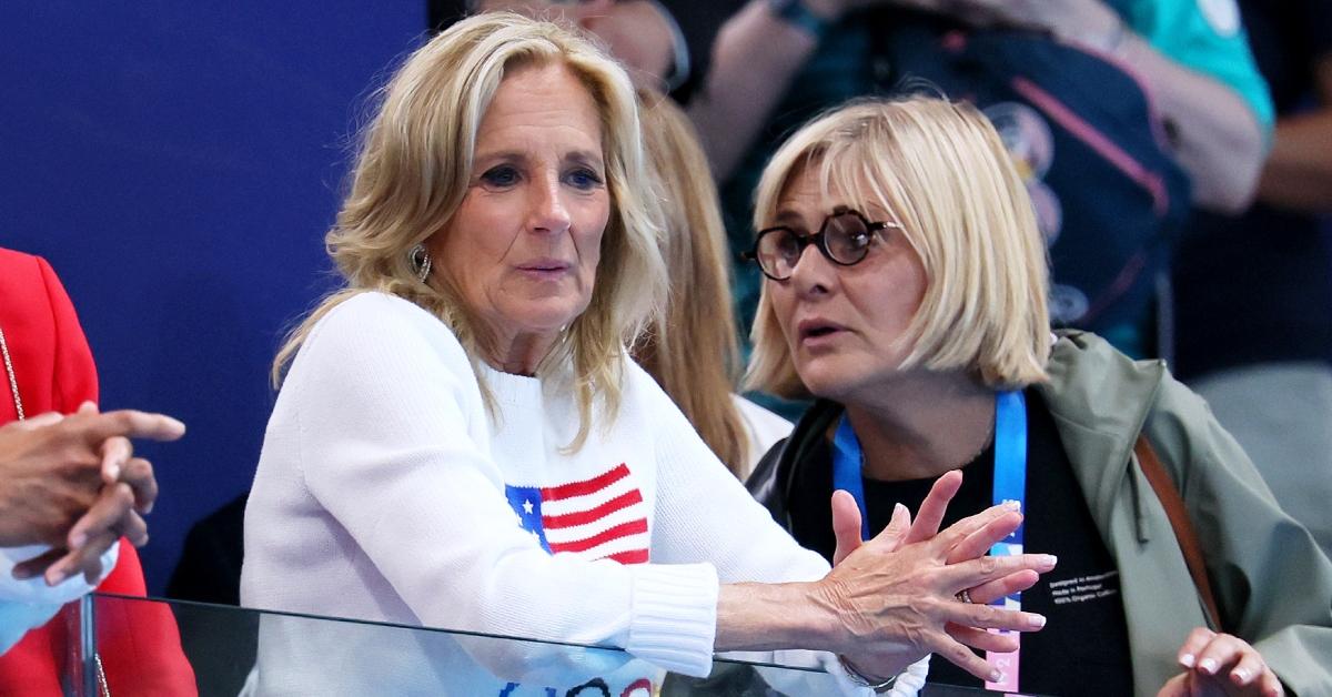 celebrities at  olympics jill biden