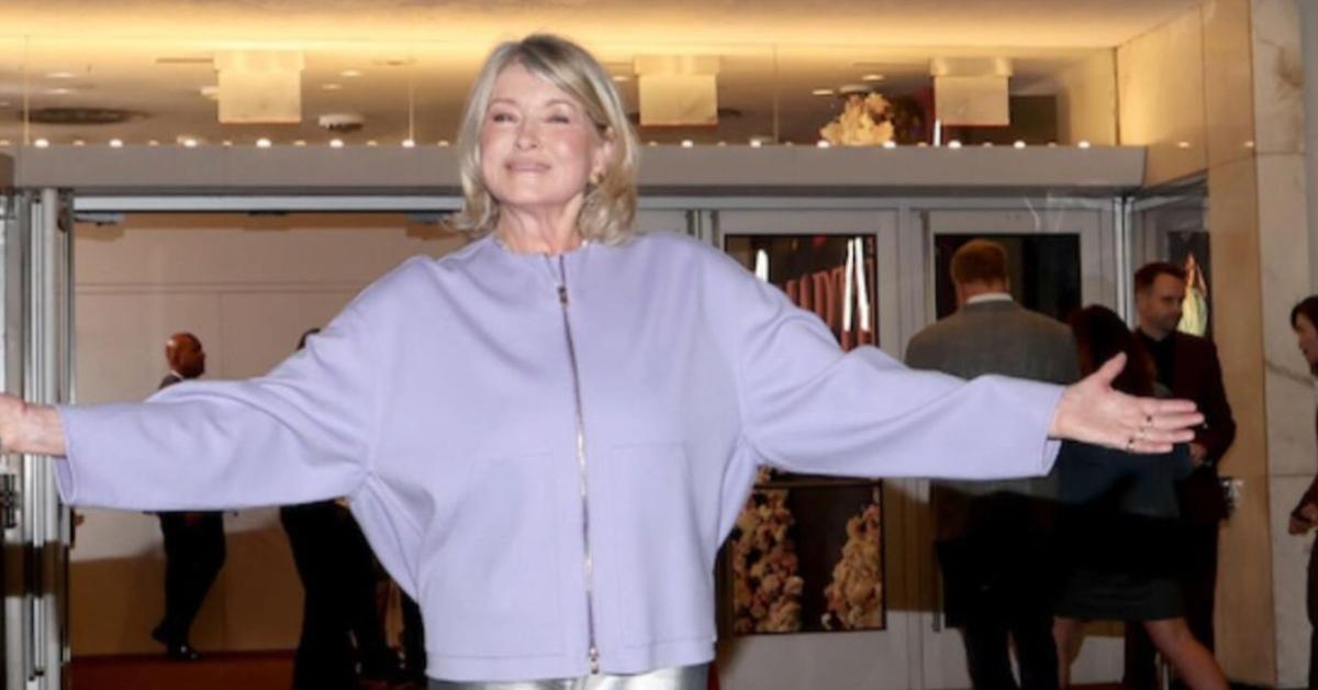 Martha Stewart in NYC at the premiere of her Netflix documentary.