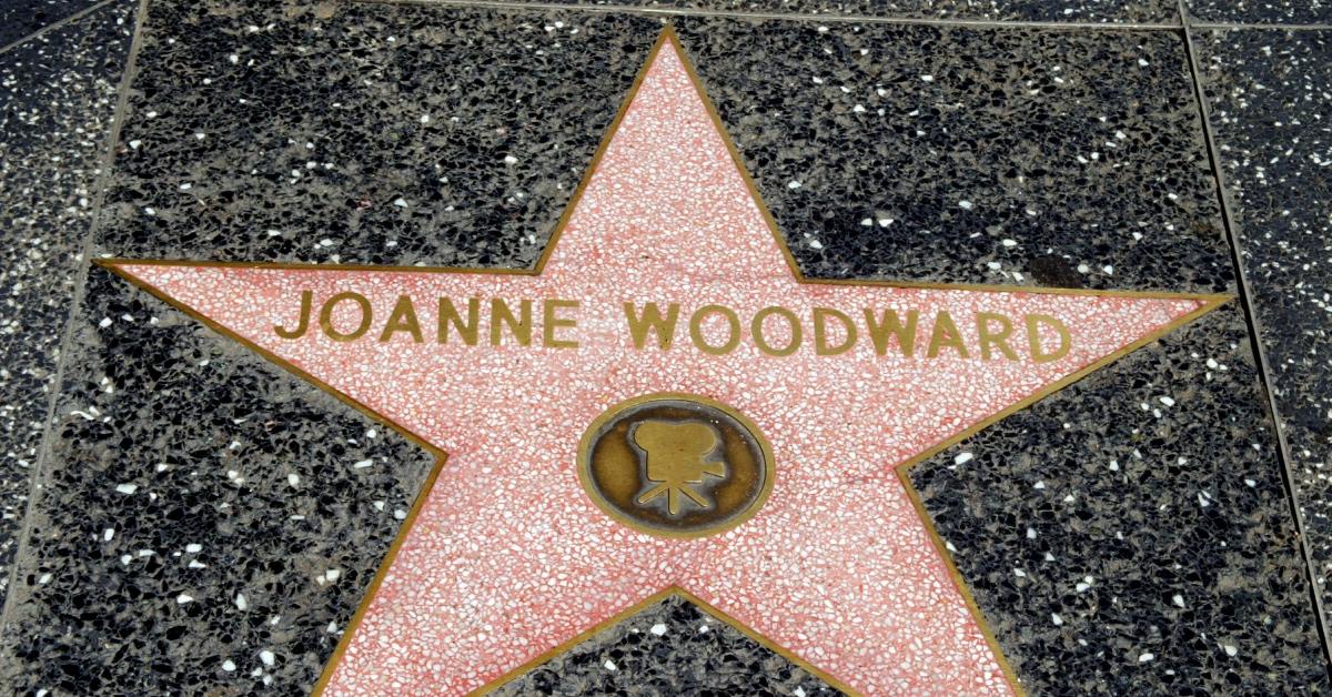 Joanne Woodward's star on the Hollywood Walk of Fame.