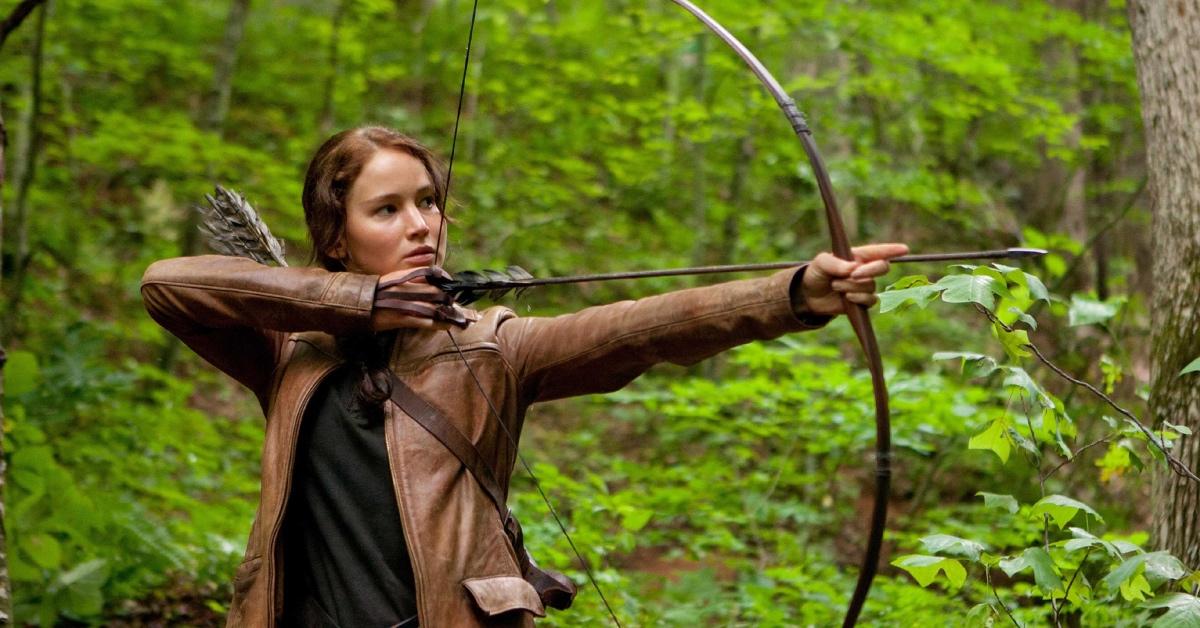 Jennifer Lawrence as Katniss Everdeen in 'The Hunger Games.'