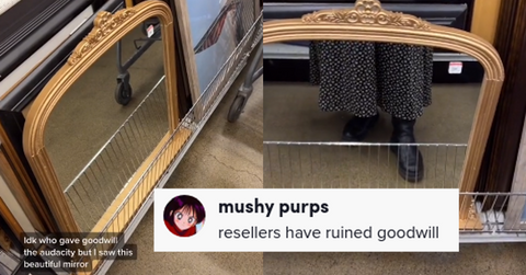 Goodwill inflated mirror price