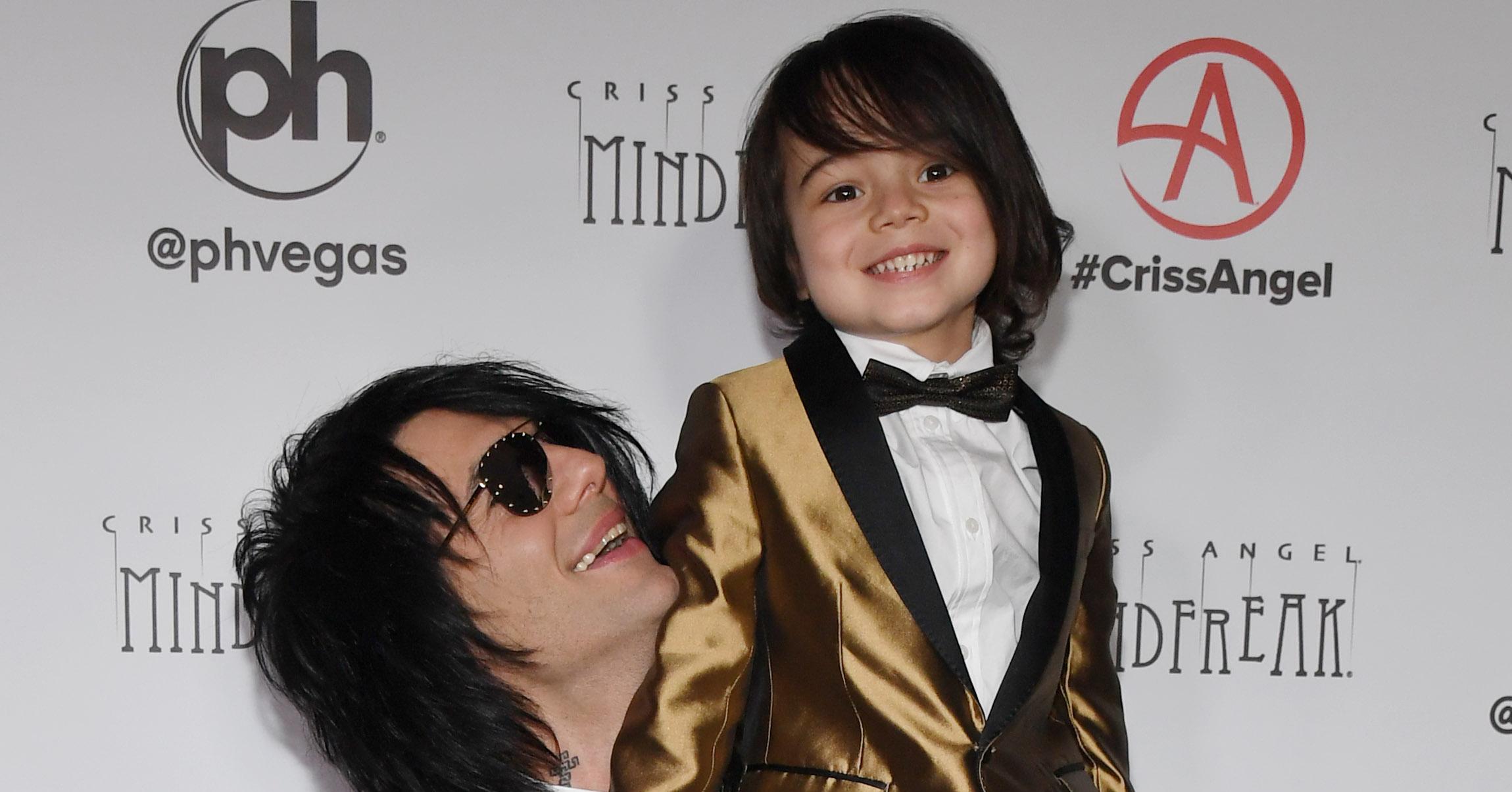 Criss Angel and his son Johnny