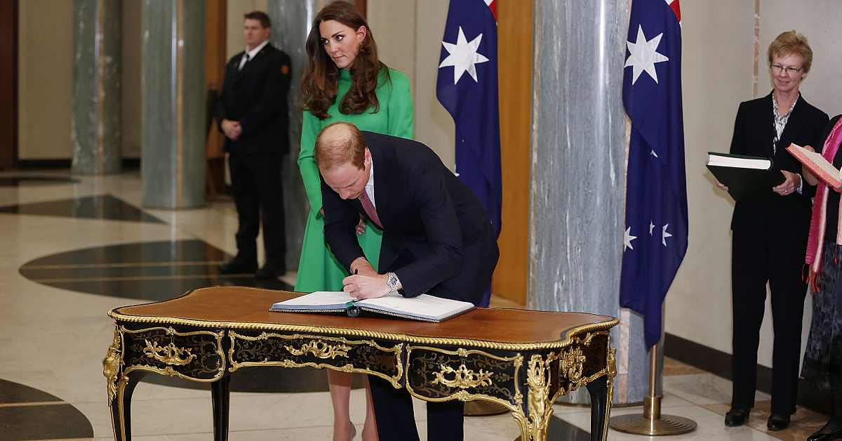 prince william left handed