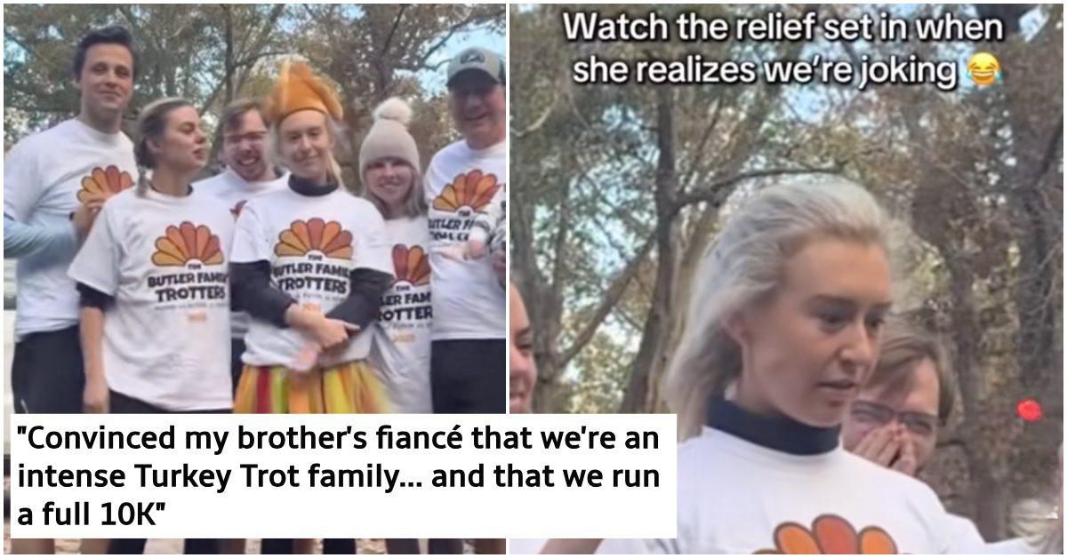TikTok Can’t Believe the Turkey Trot Prank This Family Pulled