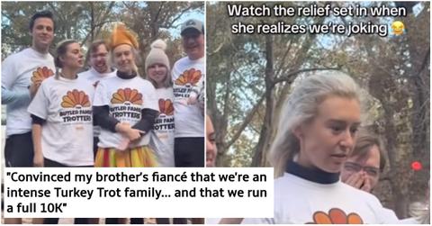 TikTok Can’t Believe the Turkey Trot Prank This Family Pulled