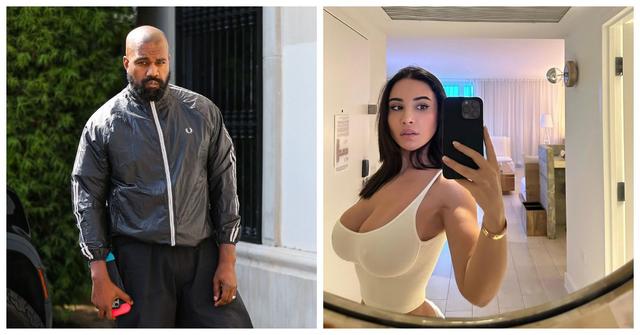 Kanye West in LA and Lauren Pisciotta
