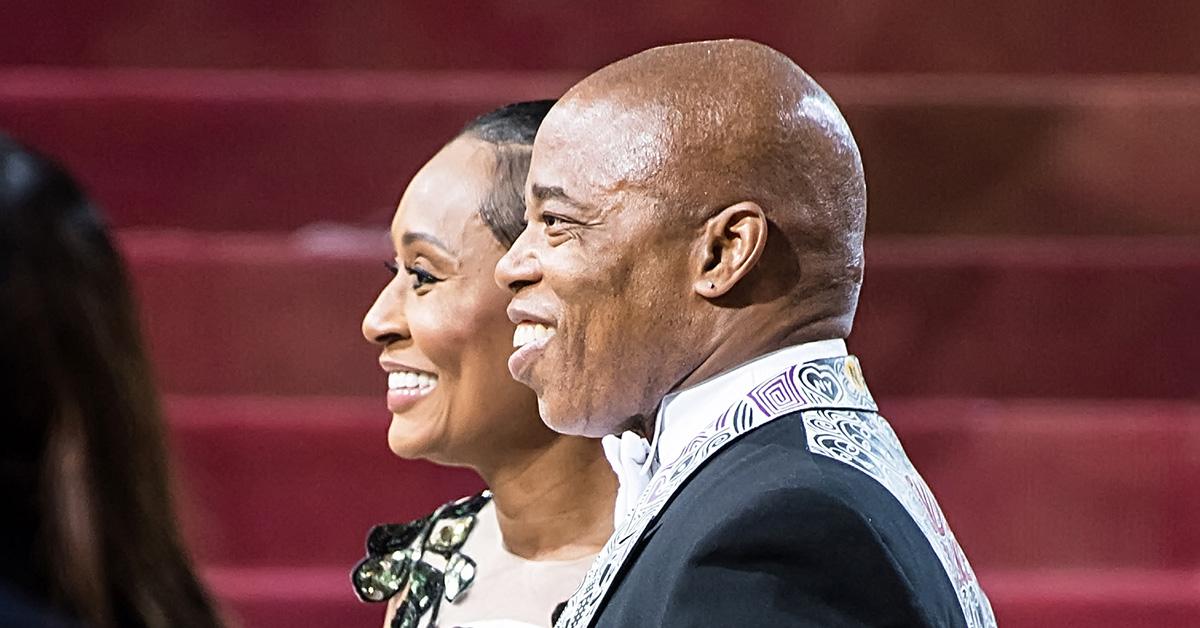 Eric Adams and Tracey Collins at the Met Gala. 