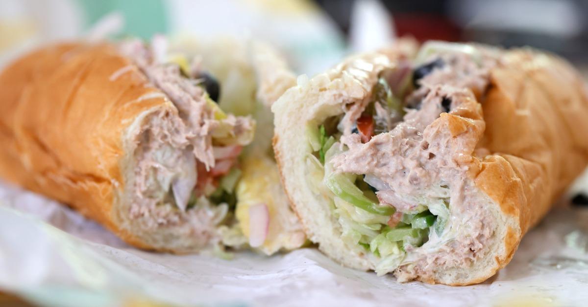 Subway tuna sandwich