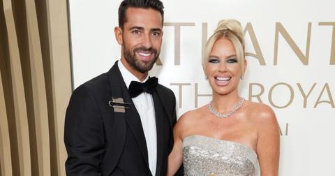 Sergio Carrallo and Caroline Stanbury pose for photo at a formal event