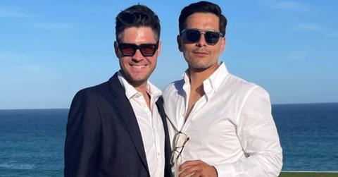 Rodrigo Reyes with his partner Tyler Dugas