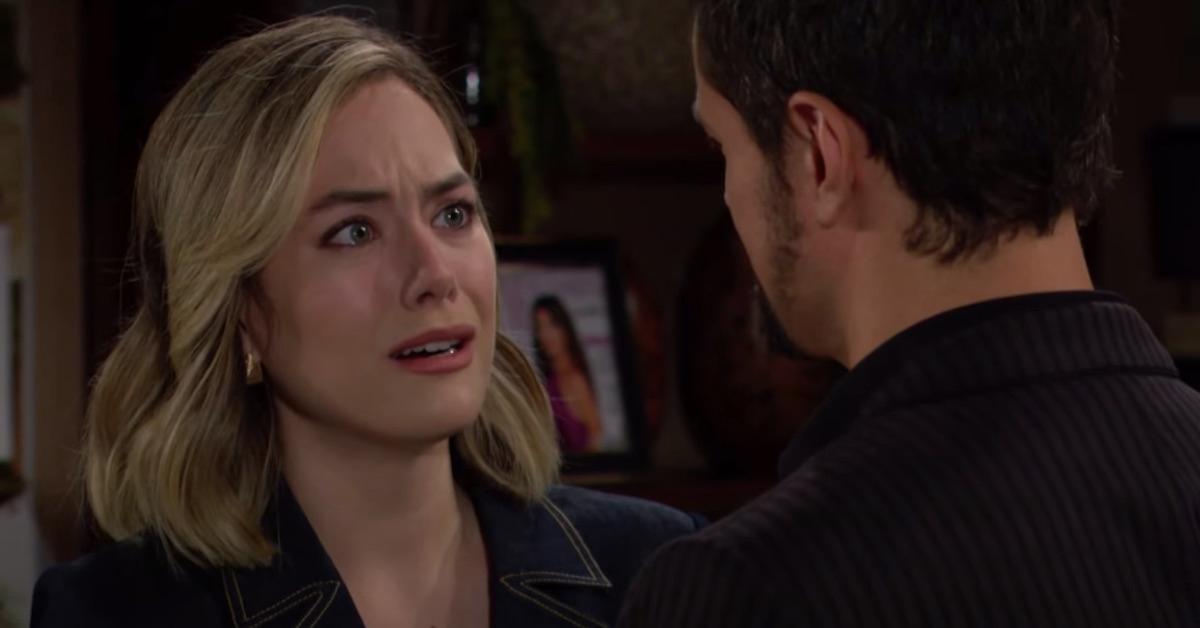 Hope on 'The Bold and the Beautiful' in an emotional scene with Thomas