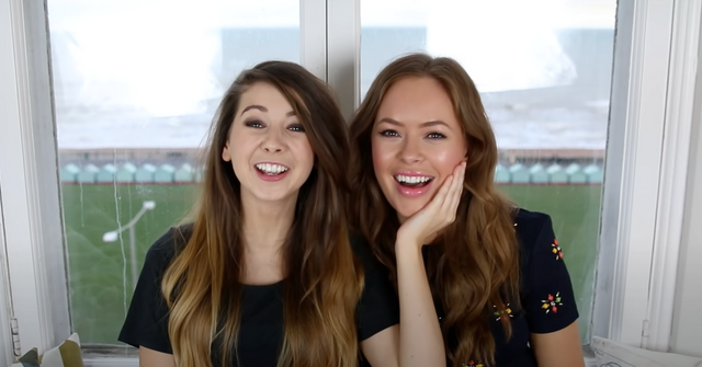 YouTubers Zoella and Tanya Burr