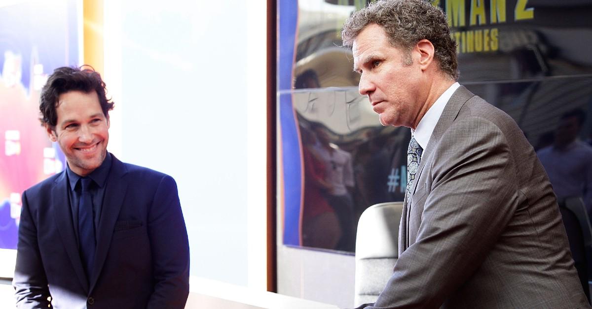 Paul Rudd and Will Ferrell at the 'Anchorman 2: The Legend Continues' Australian Premiere 