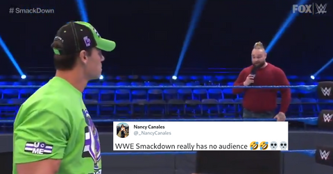 smackdown no audience