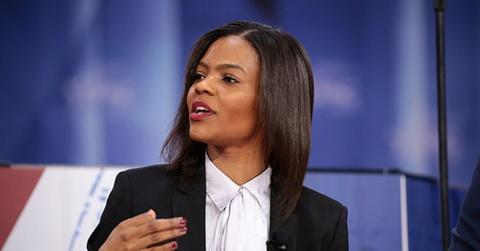 Candace Owens speaking at CPAC.