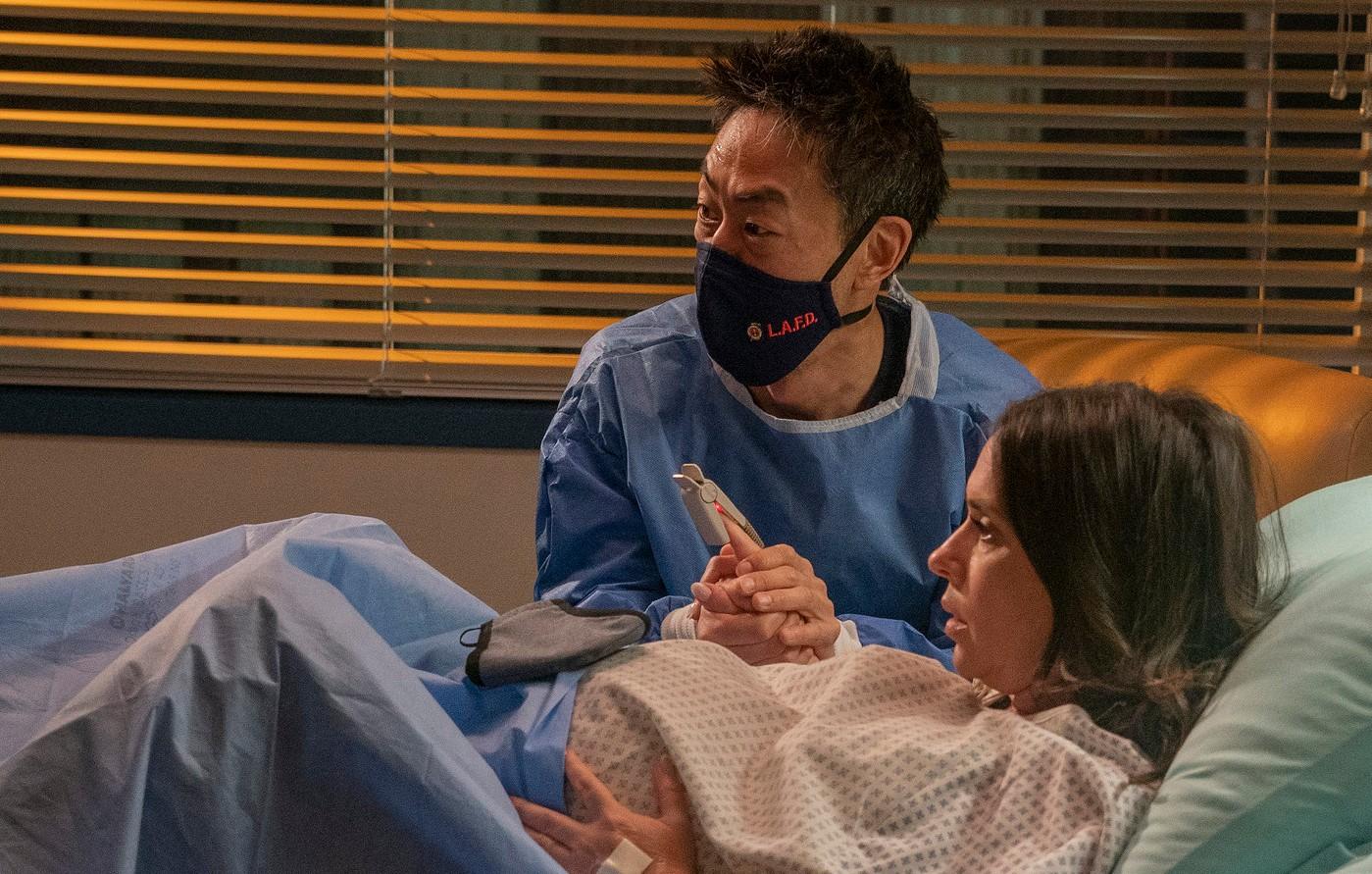 Maddie giving birth on '9-1-1'