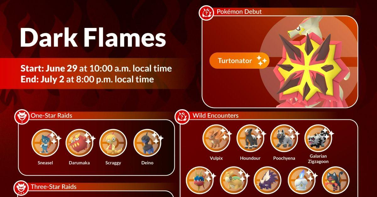 Pokémon Go 'Dark Flames' Timed Research and event guide - Polygon