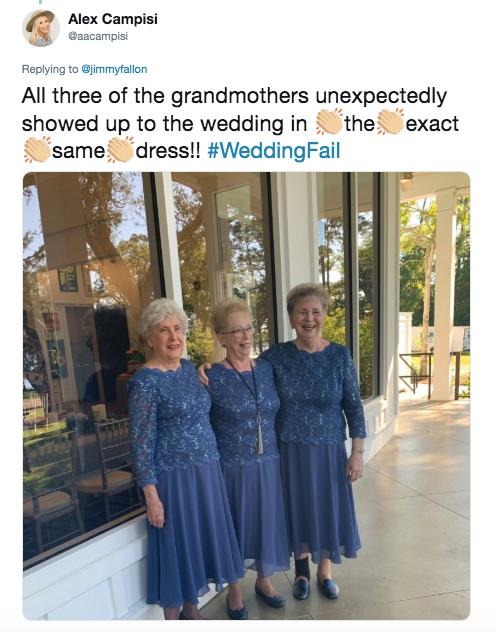 wedding fails