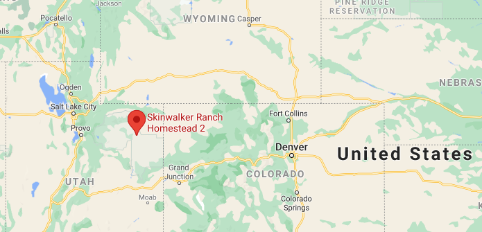 Skinwalker Ranch map