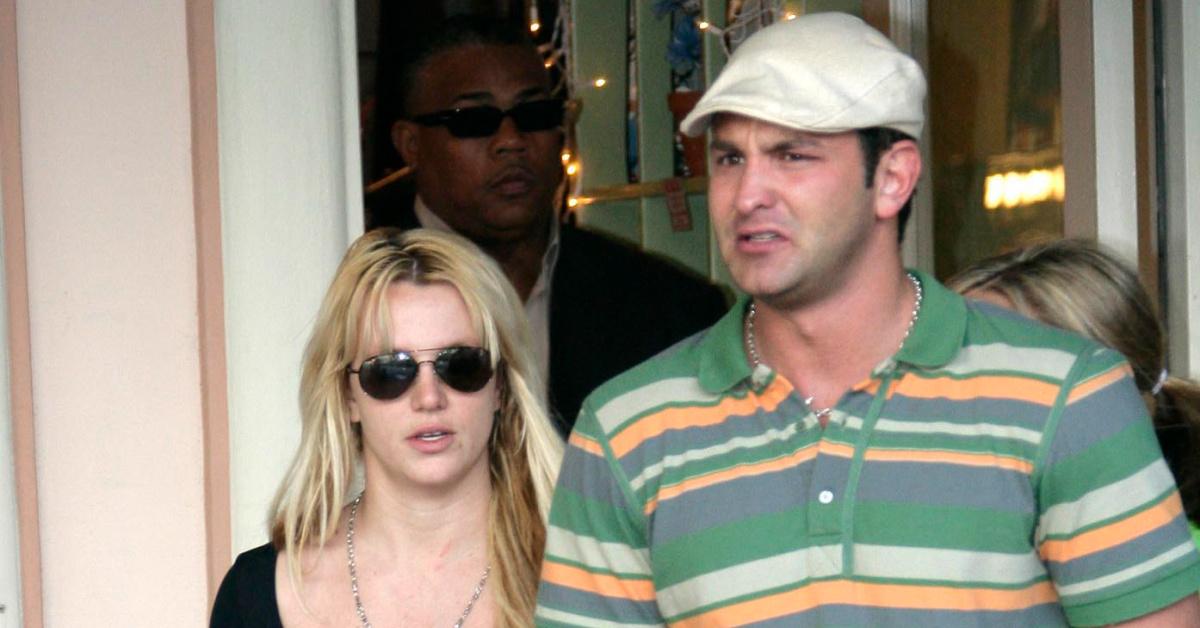 (l-r): Britney Spears and her brother, Bryan Spears