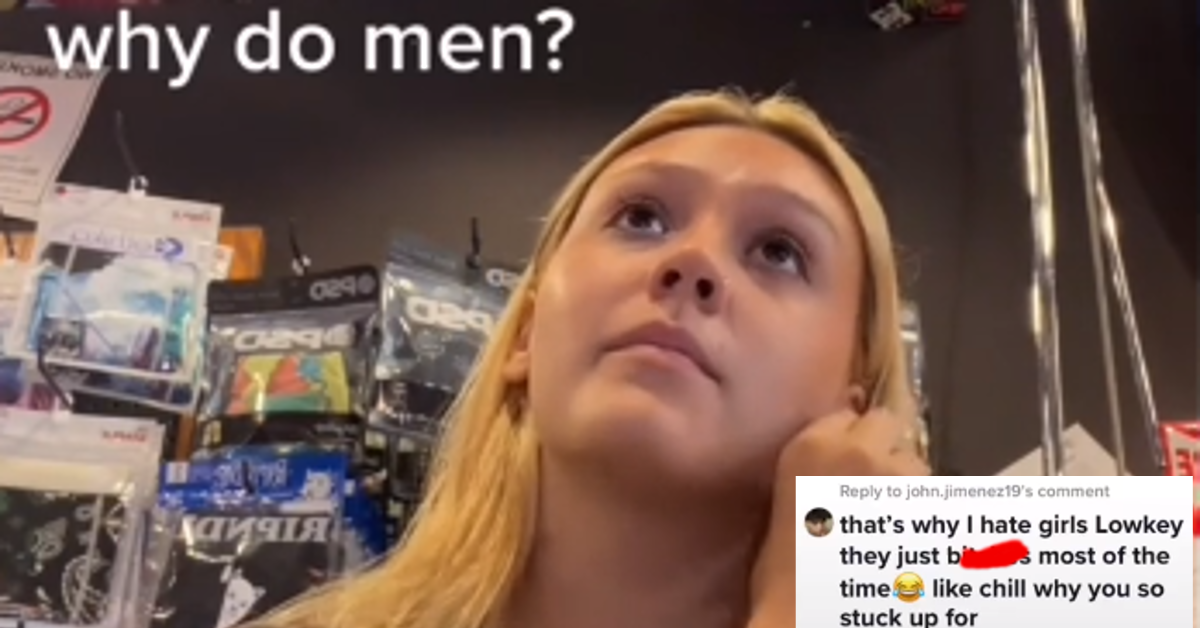 TikTok Teen Films "Creep" Constantly Hitting On Her While She's at Work